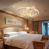 diisunbihuo LED Chandeliers Modern Crystal 3 Rings Ceiling Lighting Fixture