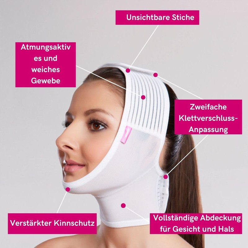 LIPOELASTIC- FM Extra- Post Surgical Chin and Neck Lifting Compression
