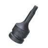 Genius Tools 1/2" Dr. 13mm Hex Impact Bit Socket, 60mmL