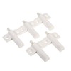 Soft Close Dampers, 20Pcs Plastic Kitchen Drawer Dampers Door Stop