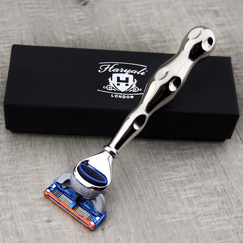 Haryali London 5 Edge Shaving Razor Specially Designed Hollow Handle
