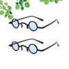 SAFIGLE 2pairs Retro Funny Sunglasses for Men Women Decor Glasses