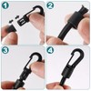 TAIXING 10M Elastic Cord, 8 mm Elastic Bungee Cord, Black
