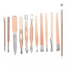 Silver Access Kit De Herramientas Para Pedicura Manicura Estuche 18