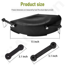 42-Inch Mulch Cover Kit 954040501 for John Deere, Husqvarna, Craftsman Lawn Tractor Deck with Mounting Hardware Replaces 960710005 583207101
