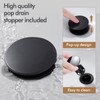 Fransiton Black Waterfall Bathroom Faucet Lavatory Single Handle 1 or