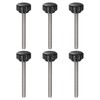 QUARKZMAN Pack of 6 Knurled Tension Knobs M6 x 60