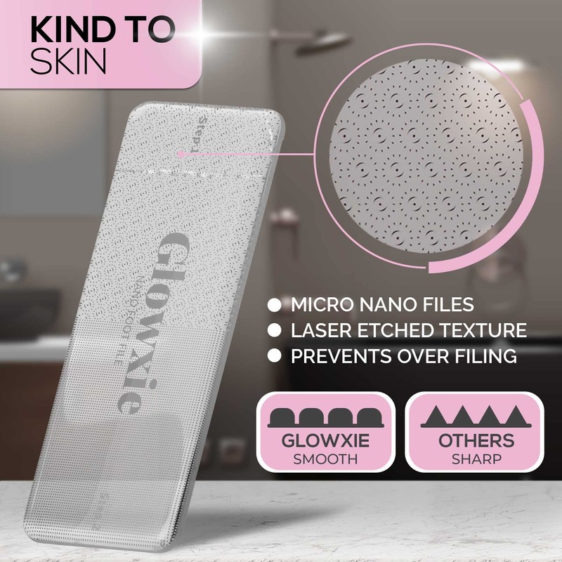Glass Foot File by Glowxie | 2 Files in 1