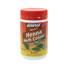 Bonvit Natural Henna Herb Colour Hair Tint Brown 100g