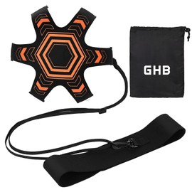 GHB Football Kick Trainer Solo Football Training Accessories Kids Football Training Adjustable Waist Belt Gift Boys Ball Kick