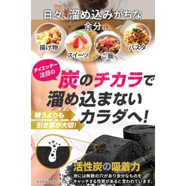 クレンズサプリメント THE CHARCOAL 炭 ダイエット サプリ 乳酸菌 1兆200億個 コンブチャ 60粒 30日分