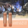 EATBALE 30 Pack Mig Welding Contact Tips 0.035"/0.9mm M6x25mm Copper