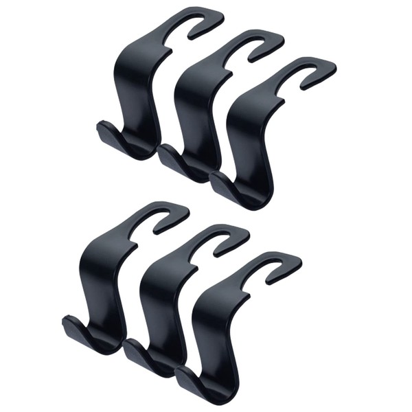 JCKD A set of 6 car seat back hooks, seat