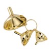 Gold Stainless Steel Funnel Side Handle 5 Pieces Stainless Steel