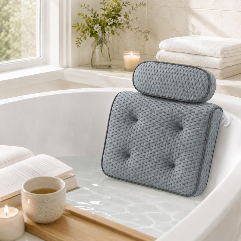 Zyrah Bath Pillows for Tub, Spa Bath Pillow with 72