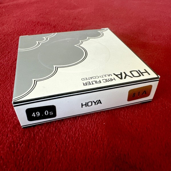 Hoya HMC 49mm 81A Multicoated Filter - Made in Japan