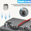 2PCS Car Battery Post Terminal Shims, Automotive Battery Terminal Converter
