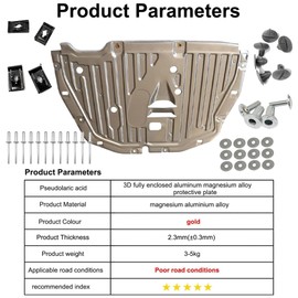 GXARTS Engine Splash Guard Under Car Shield Cover Board 74110-TBA-A00 90674-TY2-A01 Compatible with Honda Civic 2016 2017 2018 2019 2020 2021 Lower Engine Splash Guard Under Car Shield Cover Board