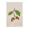 Mud Pie Painted Towel, Acorn