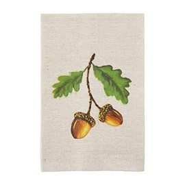 Mud Pie Painted Towel, Acorn