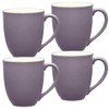 Noritake Colorwave Plum 12 oz. Mugs, Set of 4