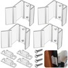 RunNico 4PCS RV Sliding Mirror Door Latch,H527 Universal Sliding Mirror