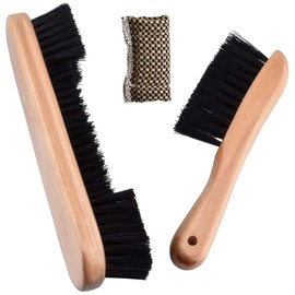 Fayvosiue Billiards Pool Table and Rail Brush Set with Cue Cleaning Cloth Club Wipe Dry Cloth