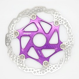 Hope MTB Floating Centre-Lock Disc Brake Rotor - 220mm, Center-Lock, Purple