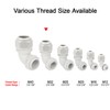 LeMotech M32 Cable Gland, 90 Degree Adjustable 18-25mm Strain Relief,