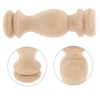 Generic 10pcs Unfinished Wood Balusters - Miniature Spindles for Dollhouse