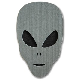 ToeJamR Snowboard Stomp Pad - Alien Head - Gray