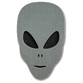 ToeJamR Snowboard Stomp Pad - Alien Head - Gray