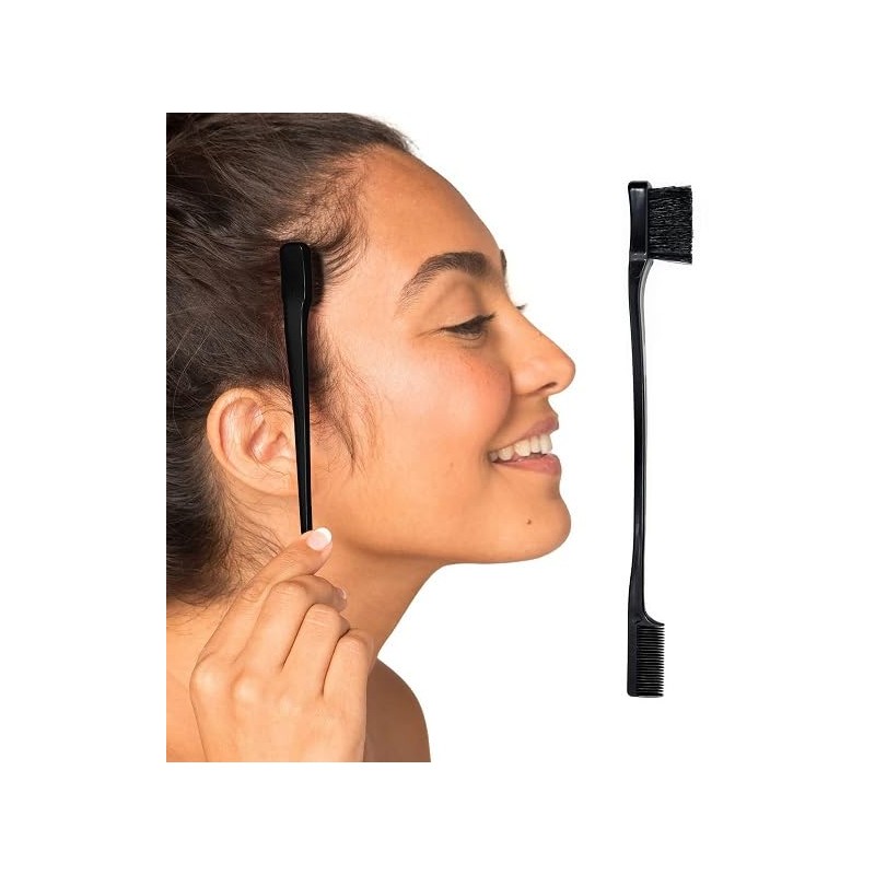 AFROCLASS - Bürste Class Baby Hair Doppelkopf Kamm Rand Rand