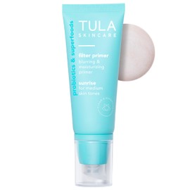 TULA Probiotic Skin Care - Filtro facial difuminador e hidratante  imprimación suavizante facial, uniforma la apariencia del tono de piel y...        