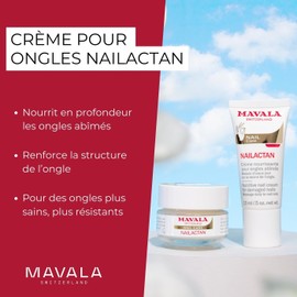 Mavala Nail Care Nailactan Nutritive Nail Cream In Jar For Damaged Nails 0.5 Ounce