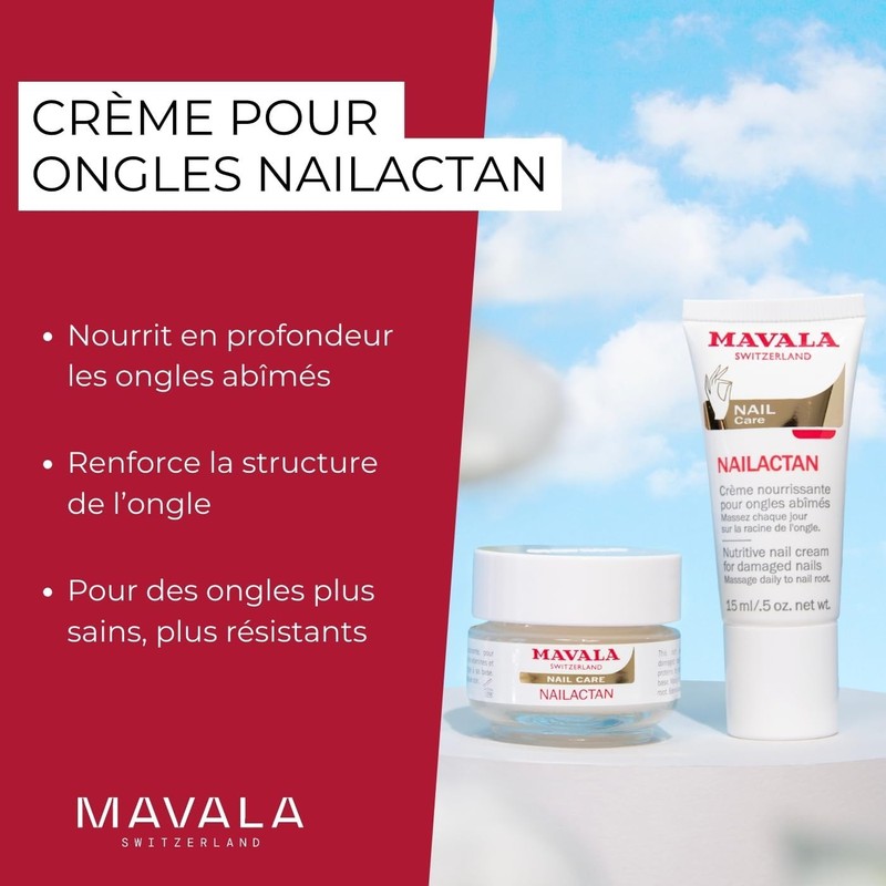 Mavala Nail Care Nailactan Nutritive Nail Cream In Jar For
