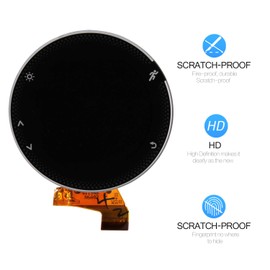 Screen Replacement for Garmin Forerunner 235 235J 230 Watch LCD Display Digitizer Touch Screen Glass Full Assembly Repair Parts (White)