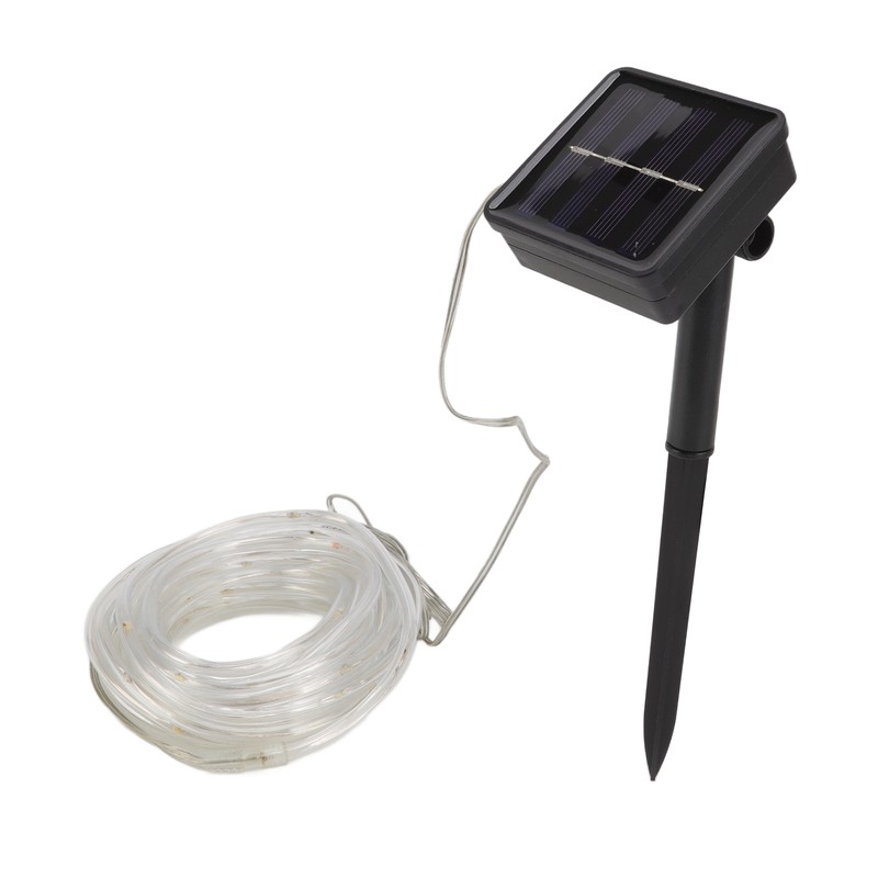 Solar Rope String Lights Waterproof Low Voltage LED Light Beads