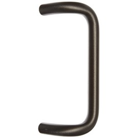 Rockwood BF157.314 Aluminum 90-Degree Offset Door Pull, 1" Diameter x 10" Center-to-Center, Through Bolt Mounting for 1-3/4" Door, Extra Dark Bronze Anodized Finish