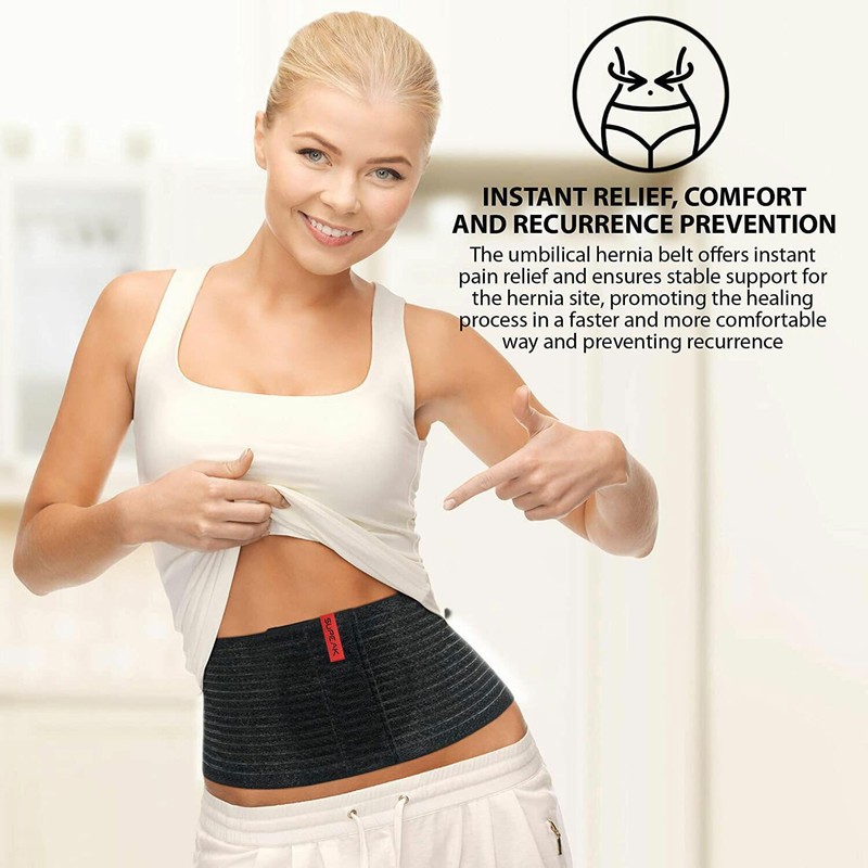 SUPEAK Umbilical Hernia Belt for Men and Women - Abdominal