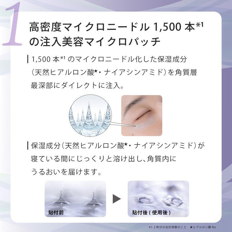 Magnifique Men's Micro Patch Needle Patch 1 Dose Eye Mouth