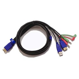 CKL HDMI KVM Cable A 5 Feet (1.5 Meters) Dedicated HDMI Dual Monitor KVM Switches for Customer Who Needs Cable (Pack of 3)