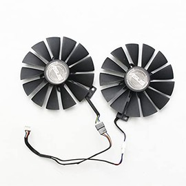New Graphics Card Cooling Fan for ASUS DUAL-RX580-8G Strix RX570/RX580 GTX1050Ti 95mm 4pin