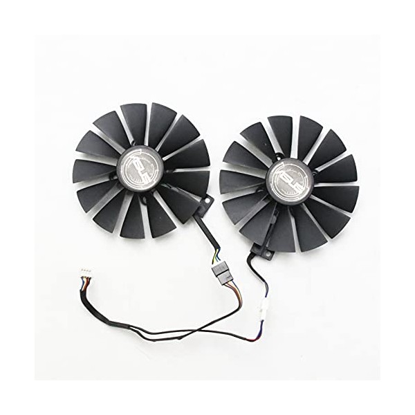 New Graphics Card Cooling Fan for ASUS DUAL-RX580-8G Strix RX570/RX580