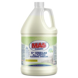 MA5x Vinegar 5% All-Purpose Cleaner | Industrial Strength, Eco-Friendly, Multi-Surface Cleaning Vinegar | Biodegradable, Non-Toxic, Made in USA | Gallon | Pack of 1