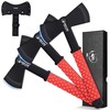 Dream Reach 3-Pack Double Bit Throwing Axe Set, Full Tang