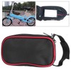 Black Canvas Bike Electric Bicycles Controller Bag Storage Bags Accessory