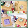 PQKL-party crochet blocking board and pins 7.9 inch, 20 steel