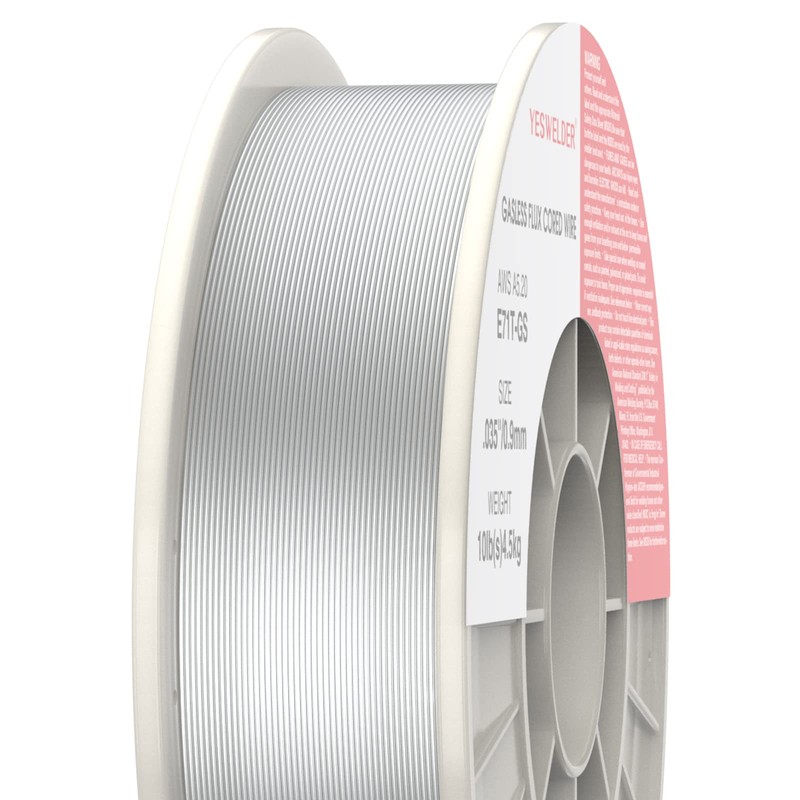 YESWELDER Flux Core Gasless MIG Wire, E71T-GS Mild Carbon Steel