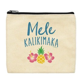 Hawaiian Christmas Stocking Stuffer Mele Kalikimaka Hawaiian Christmas Song Makeup Bag